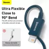 Baseus cable Lightning serie Superior, carga rápida, datos 2,4A, 1m azul (CALYS-A03)