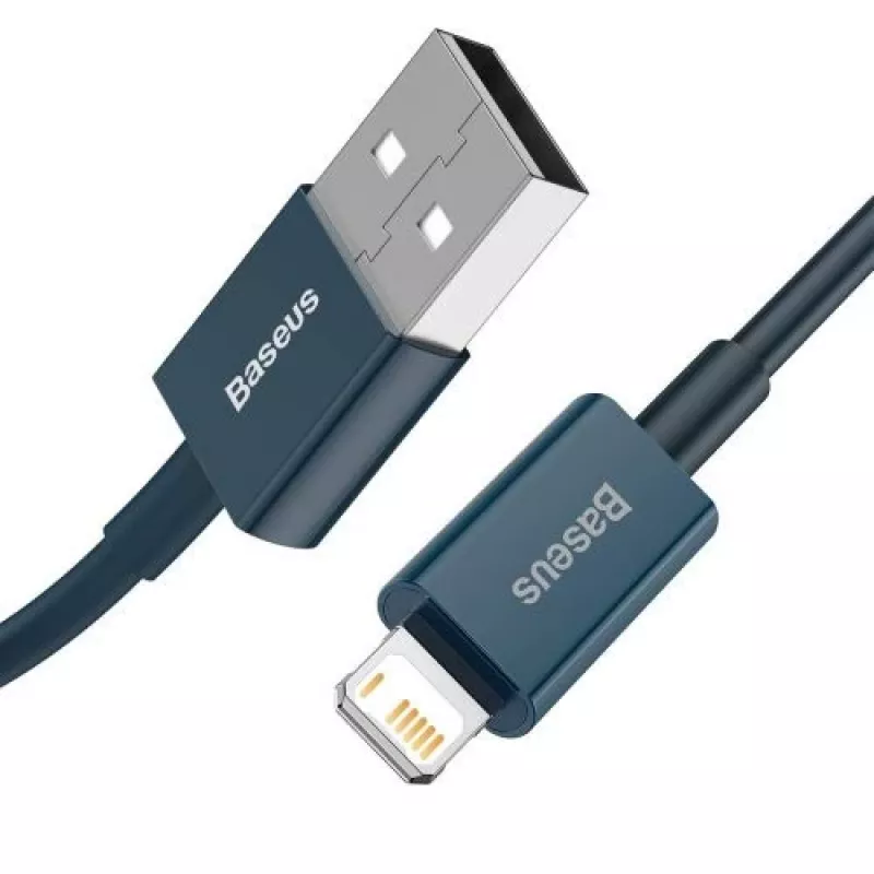 Baseus cable Lightning serie Superior, carga rápida, datos 2,4A, 1m azul (CALYS-A03)