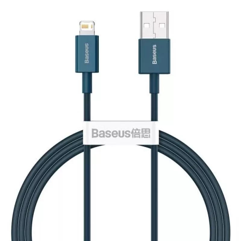 Baseus cable Lightning serie Superior, carga rápida, datos 2,4A, 1m azul (CALYS-A03)