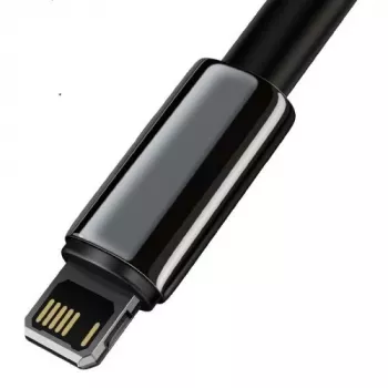 Baseus cable Lightning serie Tungsten 2,4A, 1m negro (CALWJ-01)