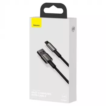 Baseus cable Lightning serie Tungsten 2,4A, 1m negro (CALWJ-01)