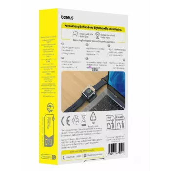 Cargador inalámbrico por inducción Baseus MagPro para Apple Watch, 2,5W, negro