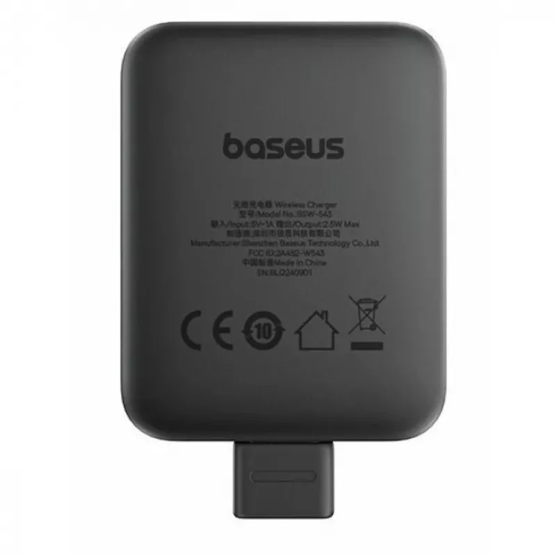 Cargador inalámbrico por inducción Baseus MagPro para Apple Watch, 2,5W, negro