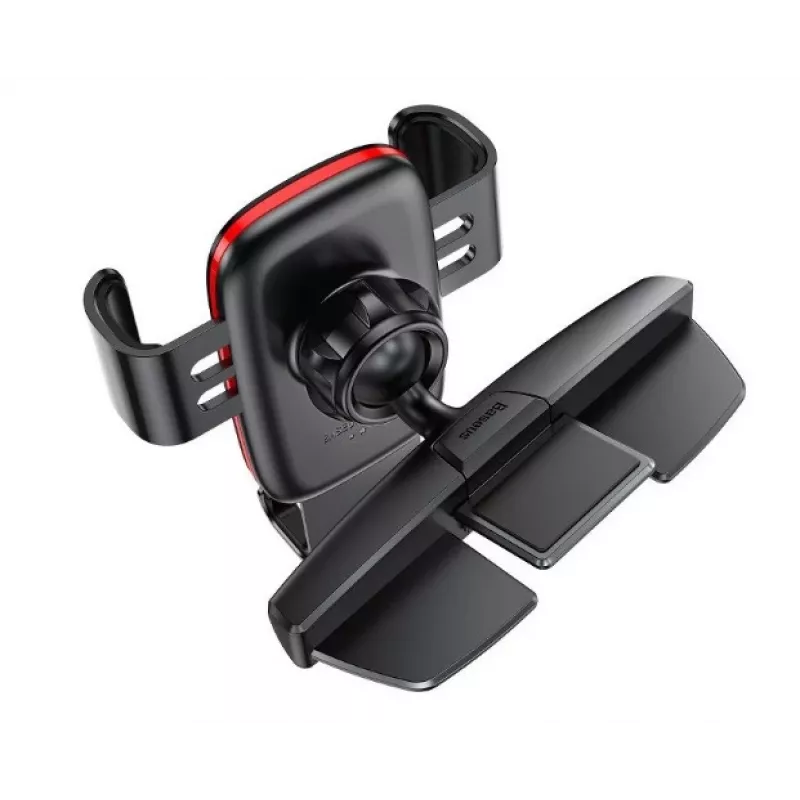 Baseus Metal Age soporte para coche con gravedad para ranura de CD (negro) SUYL-J01