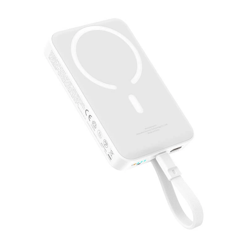 Baseus Mini 10000mAh 30W batería externa magnética (blanca) Bayern Edition