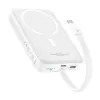 Baseus Mini 10000mAh 30W batería externa magnética (blanca) Bayern Edition