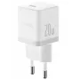 Baseus Palm Series Cargador de viaje USB-C PD 20W blanco