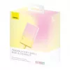 Baseus Popsicle 5200mAh 20W power bank con cable Lightning integrado y cable Baseus Simple USB-C a USB-C 60W 30cm blanco - Amarillo-Rosa
