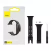 Correa de muñeca Slip-Thru para Apple Watch 3/4/5/6/SE 38mm/40mm Baseus negra (LBWSE-01)