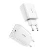 Baseus Speed Mini cargador rápido, USB-C, PD, 3A, 20W (Blanco)