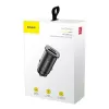Baseus Square Cargador de coche PPS QC4.0 / PD3.0 5A 30W (Black)