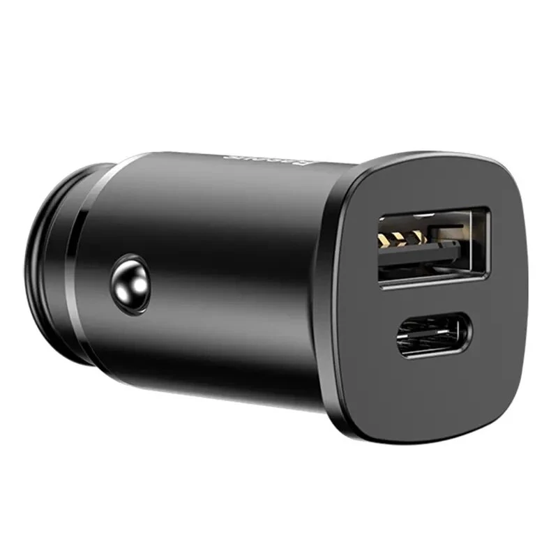 Baseus Square Cargador de coche PPS QC4.0 / PD3.0 5A 30W (Black)