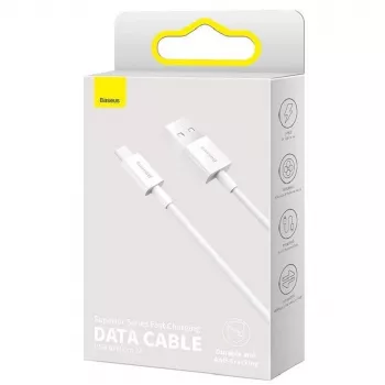 Baseus cable de datos y carga rápida Superior MicroUSB 1m blanco