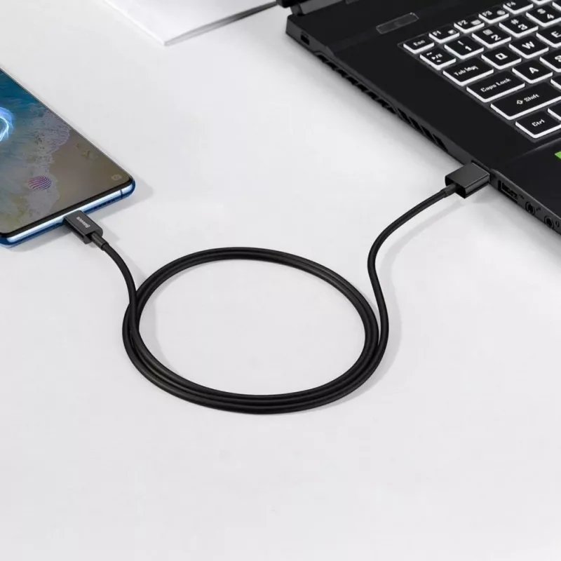 Baseus Cable de Datos y Carga Rápida Superior USB-A a Micro USB 1m Negro