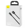 Baseus cable de carga rápida y datos serie Superior USB-A a USB-C, 66W (11V/6A), 2m, negro (CATYS-A01)