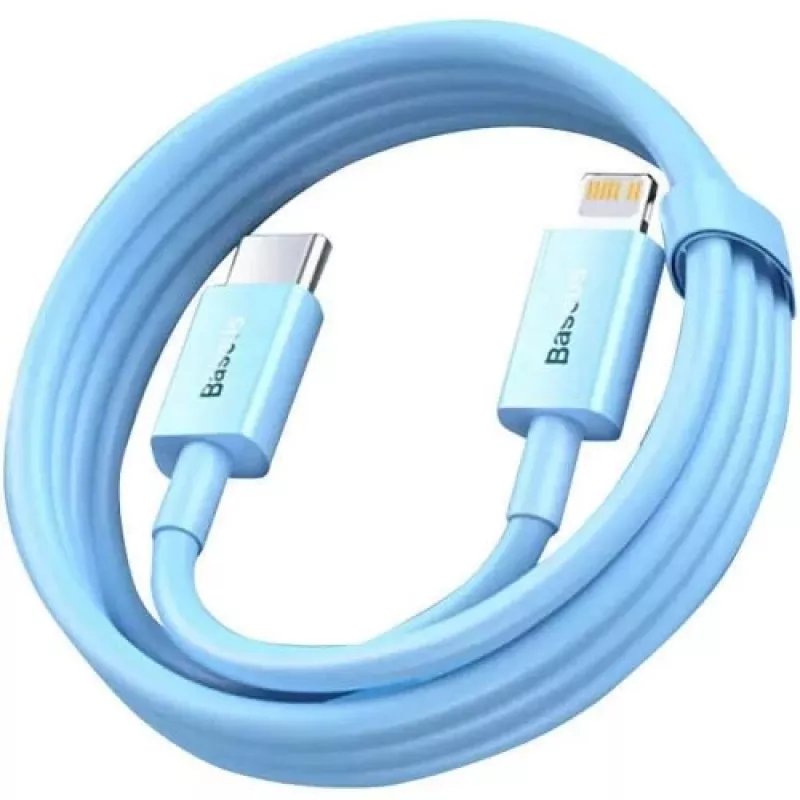 Baseus Superior Series cable USB-C a Lightning 1m azul 20W 480Mbps (CAYS001903)