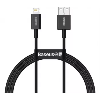 Baseus Cable de carga rápida y datos Superior USB-A a Lightning 1 m negro (CALYS-A01)
