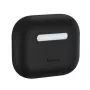 Baseus Funda fina de silicona para Apple AirPods 3 - negra