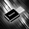 Baseus Adaptador OTG USB 2.0 Type-C a Micro USB (Negro)