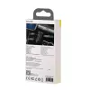 Baseus WXQY-01 Receptor Bluetooth 5.0 AUX para coche con función de carga Micro-USB – alcance 10 m, 145 mAh, negro