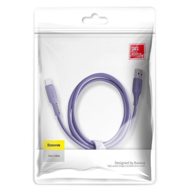 Baseus Yiven cable USB-A a Lightning 2,4A 1,8m azul lila