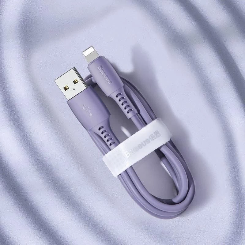 Baseus Yiven cable USB-A a Lightning 2,4A 1,8m azul lila