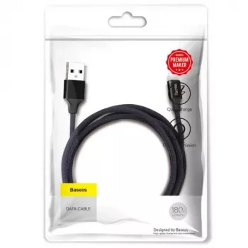Baseus cable Lightning Yiven 1,8 m negro (CALYW-A01)