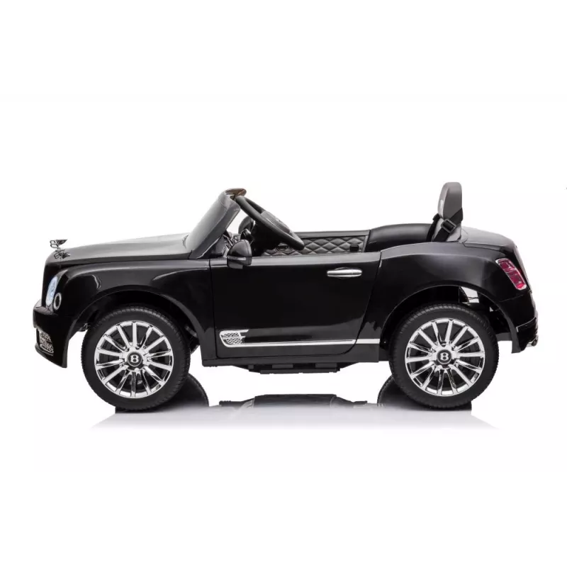 Coche a batería Bentley Mulsanne negro 10546 Lean Toys