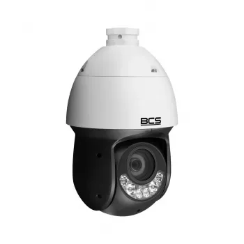 BCS cámara IP-PTZ 4MP con zoom óptico 5x, IA, PoE, IP66/IK10