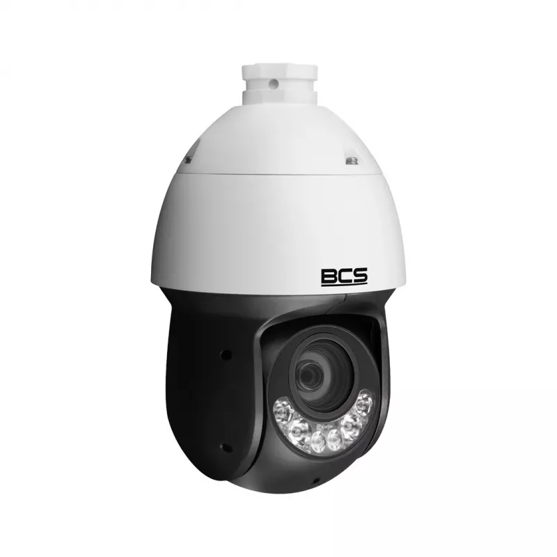 BCS cámara IP-PTZ 4MP con zoom óptico 5x, IA, PoE, IP66/IK10