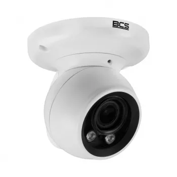 Cámara IP domo BCS 5MP BCS-F-EIP45VSR4, varifocal motorizada, IR 40m, PoE, IP67, IK10