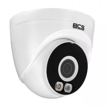 BCS Cámara IP domo 5MP BCS-L-EIP15FSR3L3-W-Ai con Wi-Fi, PoE, IA, 2,8mm, IP67, IK10