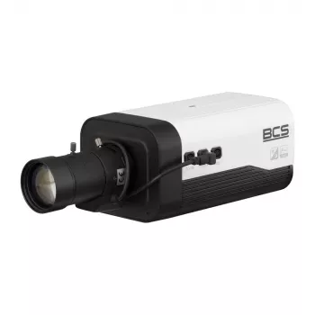 Cámara bullet de red para exterior BCS 5MP con IA, objetivo de 2,8mm, IR 30m, PoE