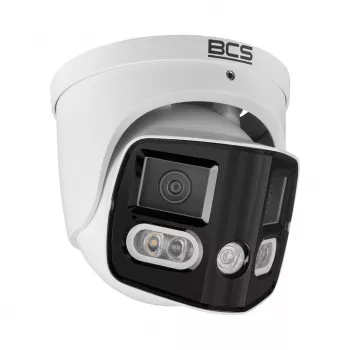 BCS 8MP cámara IP turret 2,8mm distancia focal fija 30m IR AI Perimeter Protection