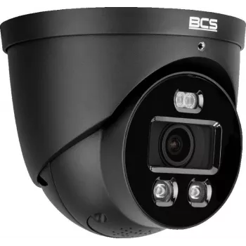 BCS cámara IP domo exterior 8MP con analítica IA, PoE, IK10