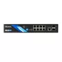 BCS B-SP08G-2SFP-M Switch Ethernet industrial gestionado Layer 2, 8 puertos Gigabit, 2 ranuras SFP, carril DIN