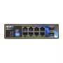 BCS BCS-B-ISP08G-2SFP Switch industrial no gestionado, 8 puertos Gigabit + 2 SFP, carril DIN