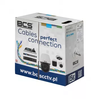 BCS BCS-U/UTP-CAT5E-LSOH Cable Ethernet masivo Cat5e U/UTP LSOH de cobre desnudo macizo, 305m, gris