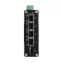BCS-ISP04G-1SFP switch industrial Gigabit PoE+ de 4 puertos con 1 ranura SFP, no gestionado, carril DIN, IP30