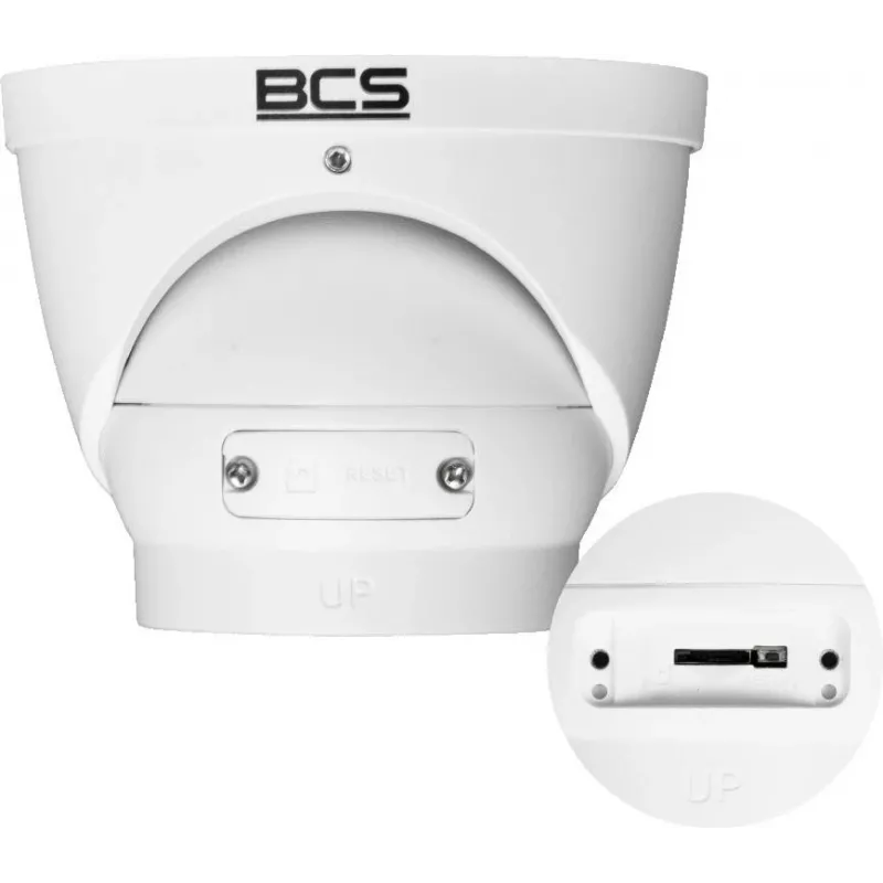 BCS L-EIP58VSR4-Ai1(2) Cámara IP domo 5MP IR con objetivo motorizado, SMD Plus, Perimeter Protection, reconocimiento facial, IP67, IK10, PoE