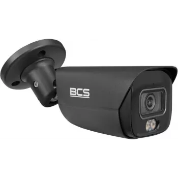 BCS LINE cámara bullet IR 5MP con IA, focal fija 2,8mm, IP67, IK10, PoE