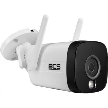 Cámara IP tipo bala BCS LINE BCS-L-TIP15FSR3L3-W-Ai 5MP con Wi-Fi, detección por IA y 30m IR