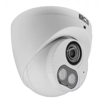 BCS Point cámara domo IP exterior 8MP con análisis IA, objetivo de 3,6mm, IR 30m, PoE BCS-P-EIP18FSR3L3-AI1(2)