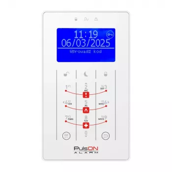 BCS PulsON LCD(BLU)/S WH módulo de display LCD de 16x2 caracteres, retroiluminación azul, texto blanco, 5V
