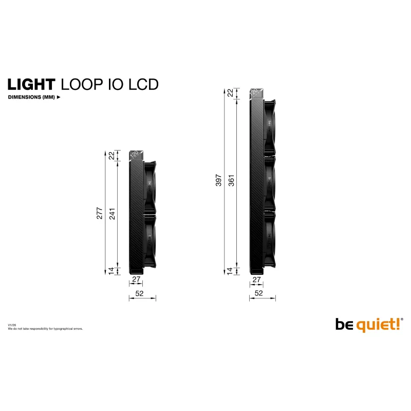 Refrigeración líquida todo en uno para CPU be quiet! Light Loop IO LCD 240mm blanca