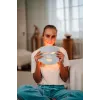 Beautifly AuraSkin Pro mascarilla facial de terapia de luz LED, 8 longitudes de onda, 280 LED, 465-850 nm, inalámbrica