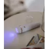 Beautifly Glossy Acne Young Sonic cepillo de limpieza facial con terapia de luz azul y función de calor, Oro rosa/Rosa