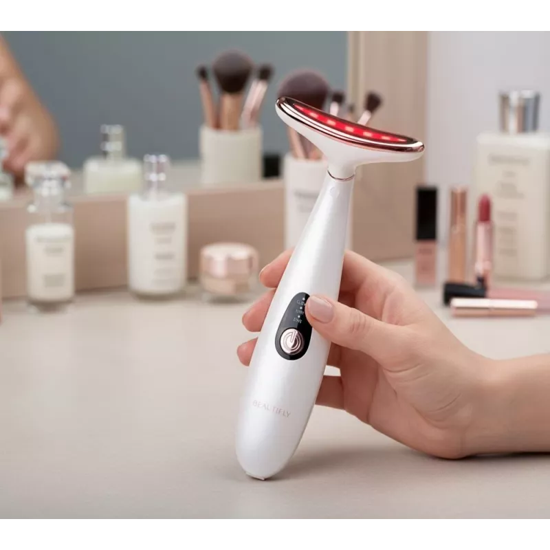 Beautifly LumaLift Pro masajeador facial y de cuello con fototerapia LED