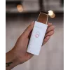 Beautifly Peeling Scrub Mini - dispositivo facial de cavitación ultrasónica con microcorriente EMS, Blanco oro rosa