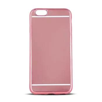 Beeyo Funda trasera TPU espejo para Huawei P8 Lite 2017 / P9 Lite 2017 oro rosa
